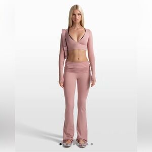 Nikes Skims Flared Foldover Waist Pant